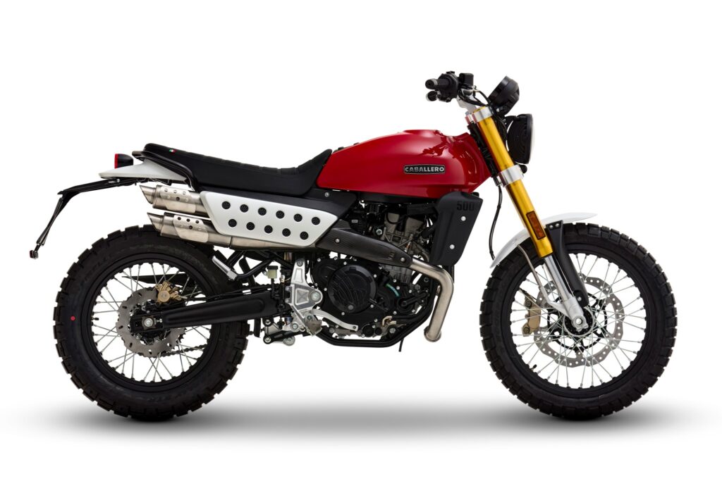 Caballero 500 Scrambler MY25 red 1